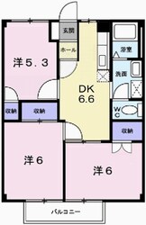 パレスイナバの物件間取画像